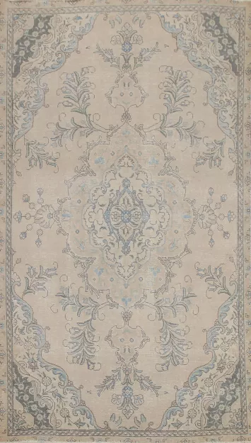 Floral Tabriz Persian Area Rug 6x9
