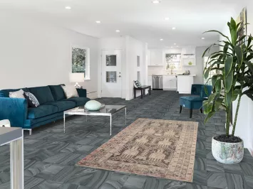 Geometric Balouch Persian Area Rug 4x8