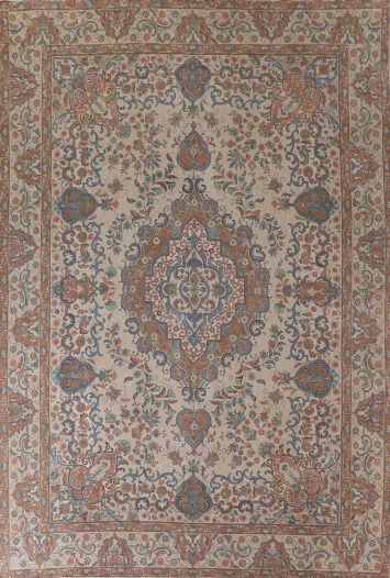 Handmade Wool Tabriz Persian Area Rug 10x13