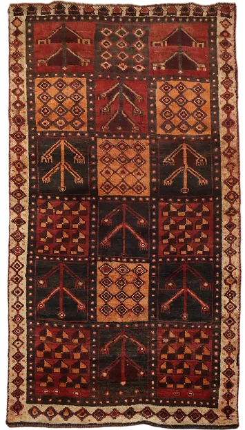Handwoven Heritage Rug with Intricate Tribal Geometrical 4x7