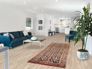 Vegetable Dye Mahal Persian Runner Rug 3x9