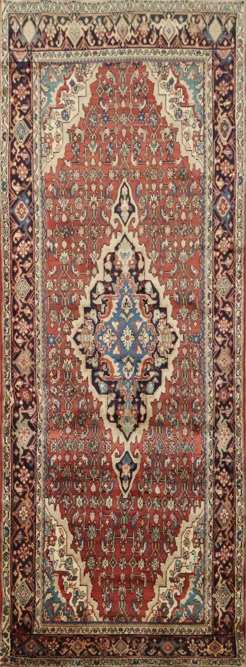 Vegetable Dye Malayer Persian Runner Rug 4x11
