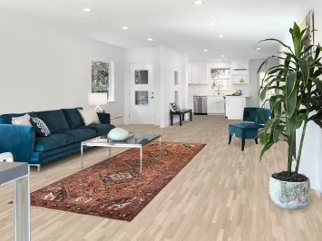 Vintage Wool Hamedan Persian Runner Rug 4x11