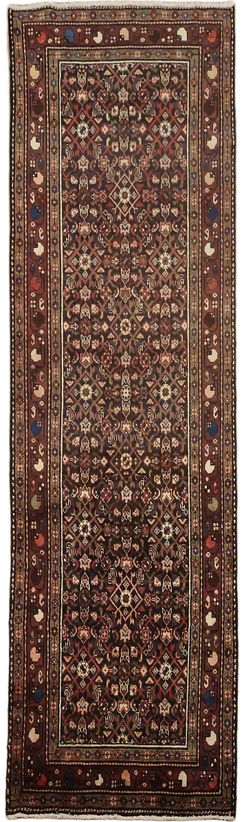 Exquisite Antique Rug with Timeless Patterns and Colors 3x10