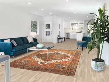 Vegetable Dye Heriz Persian Area Rug 6x9