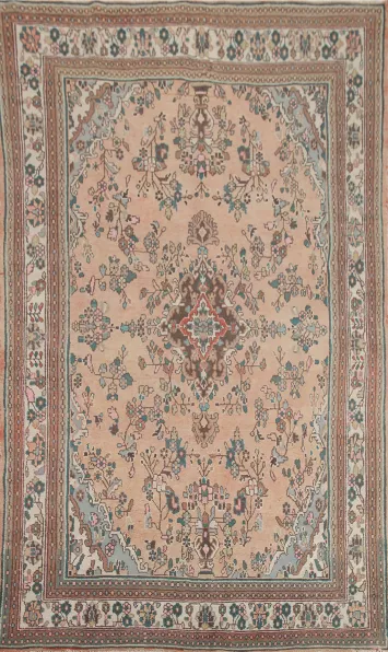 Vintage Hamedan Persian Area Rug 6x10