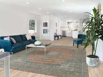 Vegetable Dye Mashad Persian Area Rug 10x12