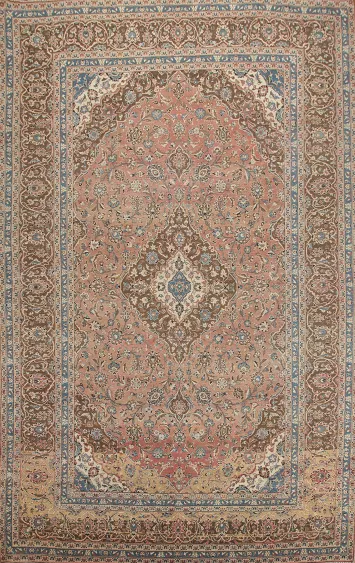 Traditional Kashan Persian Area Rug 10x13