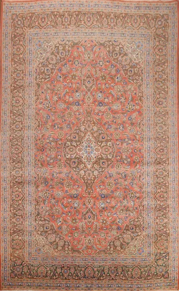 Traditional Kashan Persian Area Rug 10x13
