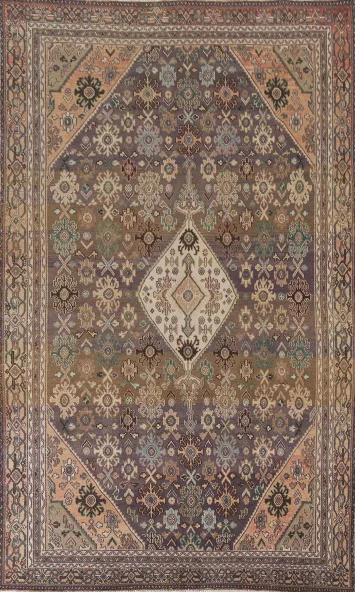 Vintage Wool Malayer Persian Area Rug 7x11