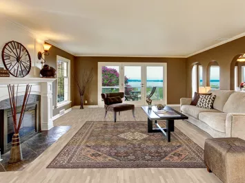 Vintage Wool Malayer Persian Area Rug 7x11