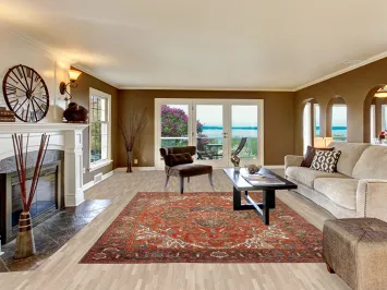 Vegetable Dye Wool Heriz Persian Area Rug 8x11