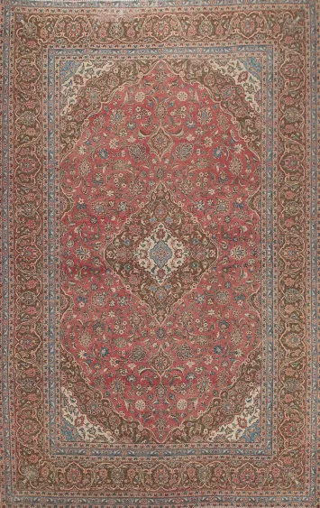 Traditional Kashan Persian Area Rug 10x13