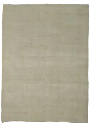 Muted Distressed Kashan Persian Area Rug 9x13