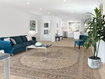 Floral Mashad Persian Area Rug 10x13