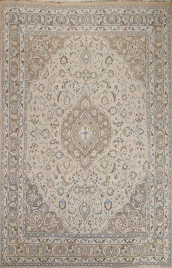 Vintage Floral Tabriz Persian Area Rug 10x13