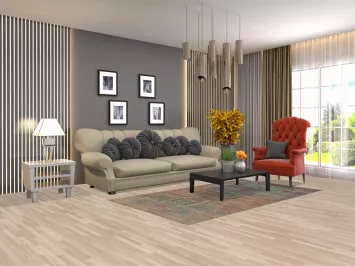 Vintage Tribal Ardebil Persian Rug 4x7