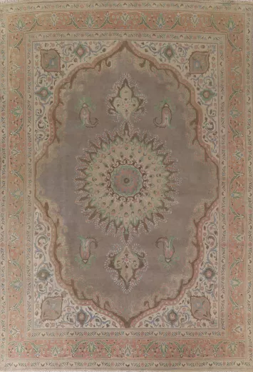 Handmade Wool Tabriz Persian Area Rug 10x13