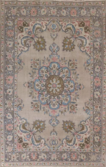 Handmade Wool Tabriz Persian Area Rug 8x11