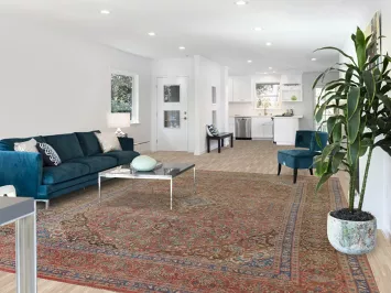 Traditional Mashad Persian Area Rug 9x12