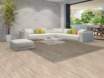 Distressed Wool Mashad Persian Area Rug 10x13