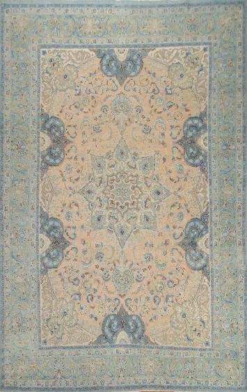 Handmade Floral Kashmar Persian Area Rug 9x12