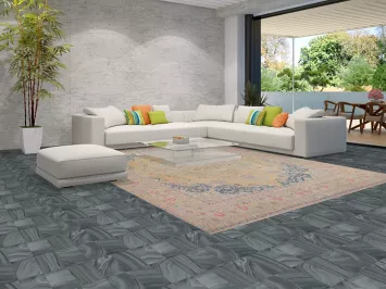 Vintage Wool Tabriz Persian Area Rug 10x13