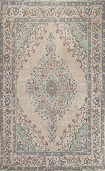 Handmade Wool Tabriz Persian Area Rug 10x13