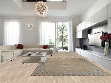 Vintage Wool Tabriz Persian Area Rug 10x13