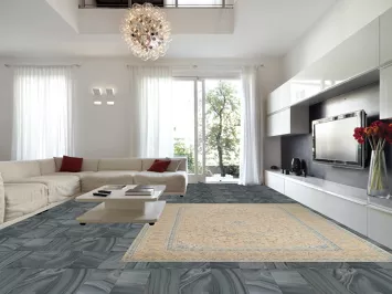 Traditional Mashad Persian Area Rug 10x13