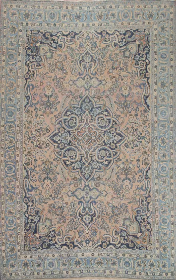 Handmade Wool Mashad Persian Area Rug 8x12