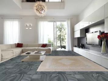 Vintage Wool Kerman Persian Area Rug 10x13