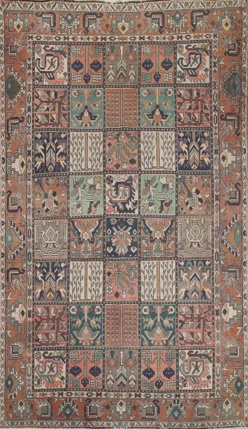 Garden Design Bakhtiari Persian Area Rug 7x10