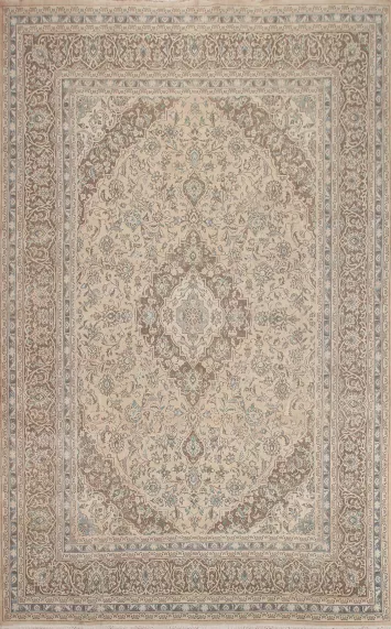 Traditional Mashad Persian Area Rug 8x11