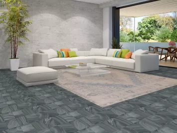 Distressed Wool Tabriz Persian Area Rug 10x13