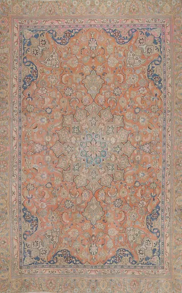 Handmade Wool Mashad Persian Area Rug 8x11