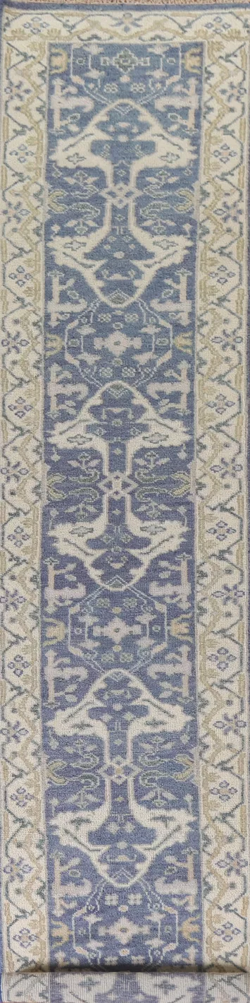 All-Over Oushak Oriental Runner Rug 3x16