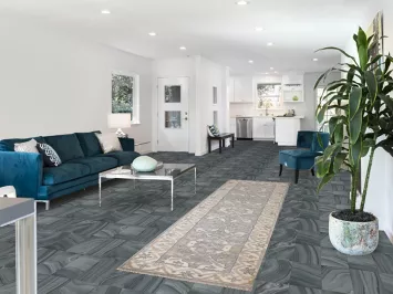 Gray Wool Oushak Oriental Runner Rug 3x10