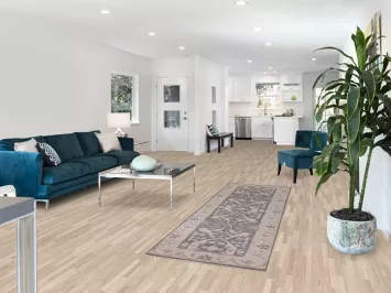 Gray Wool Oushak Oriental Runner Rug 3x8