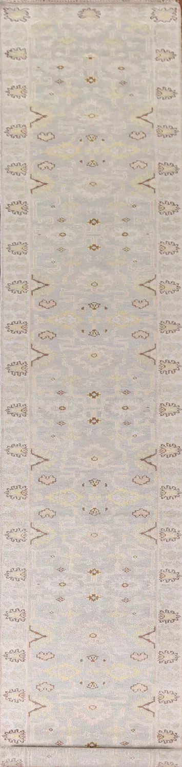 All-Over Oushak Oriental Runner Rug 3x20
