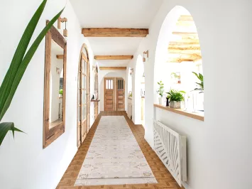 All-Over Oushak Oriental Runner Rug 3x20