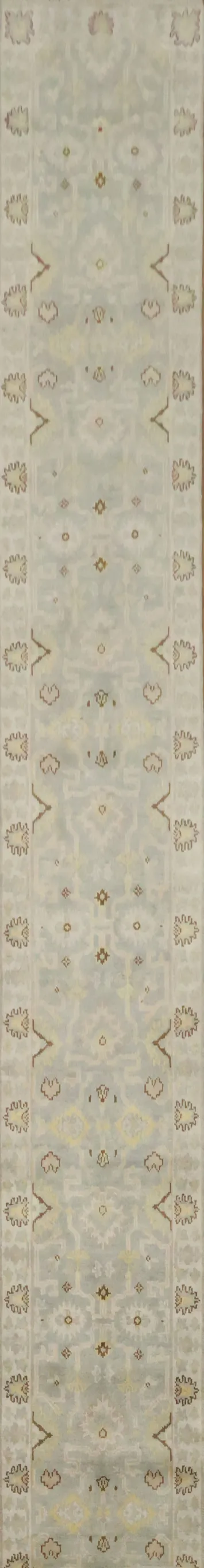 All-Over Oushak Oriental Runner Rug 3x20