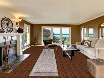 Geometric Wool Oushak Runner Rug 3x16