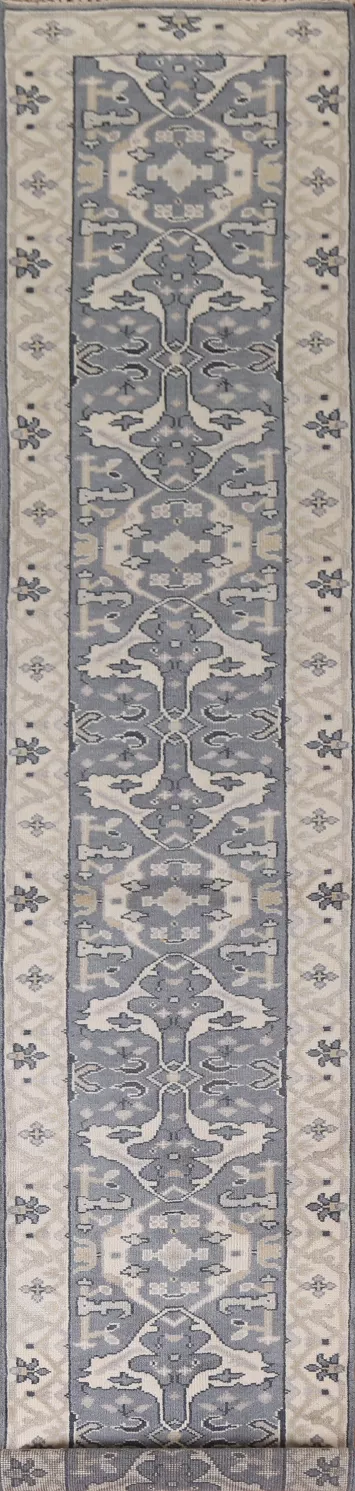 All-Over Oushak Oriental Runner Rug 3x16