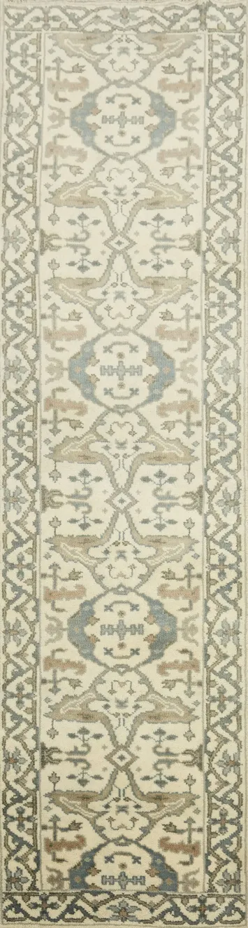 All-Over Oushak Oriental Runner Rug 3x10