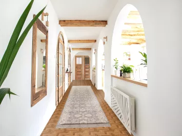 All-Over Oushak Oriental Runner Rug 3x16