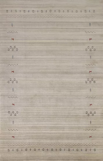 Handmade Gabbeh Oriental Area Rug 6x10