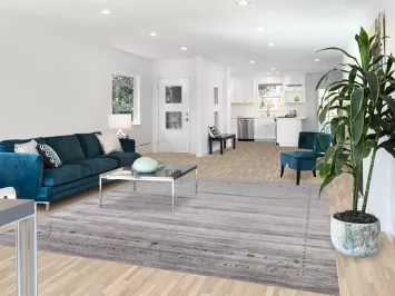 Hand-Knotted Wool Gabbeh Indian Area Rug 8x10