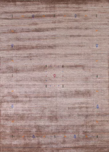 Indian Wool Gabbeh Oriental Area Rug 8x10