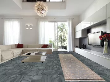 Gray Wool Oushak Oriental Runner Rug 4x22